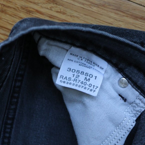 Vintage Y2K Lee relaxed fit gray jeans size 12M - Picture 4 of 7